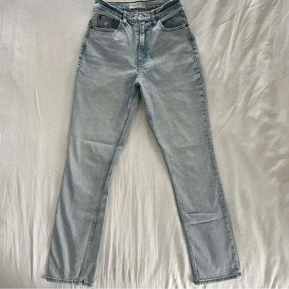 Abercrombie & Fitch Curve Love 90s Slim Straight - Picture 4 of 10
